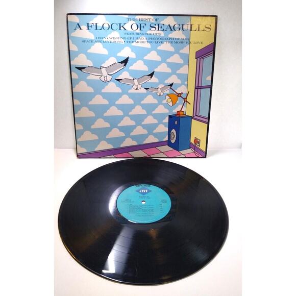 The Best Of A Flock Of Seagulls Vinyl LP Record Album New Wave Rare I Ran - Picture 1 of 8